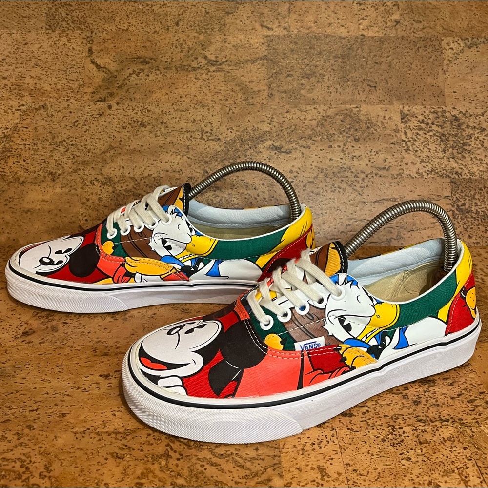 Vans x Disney Era Mickey & Friends Sneakers Size Men 8.5 Women 10